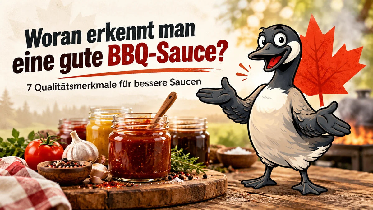 Gustav mit BBQ-Sauce, Tomaten und Gewürzen – sieben Qualitätsmerkmale einer guten BBQ-Sauce im Überblick.