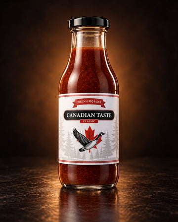 Canadian Taste Classic BBQ Sauce in der 230-ml-Glasflasche